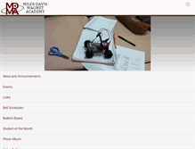 Tablet Screenshot of milesdavismagnet.org